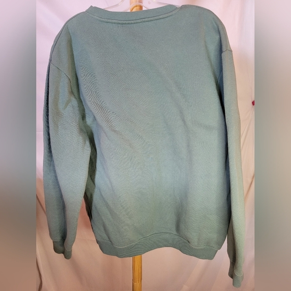 H&M Sweatshirt Green Unisex Men's Extra Large XL - Picture 4 of 4